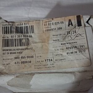 Porsche Brake Pads (Set)